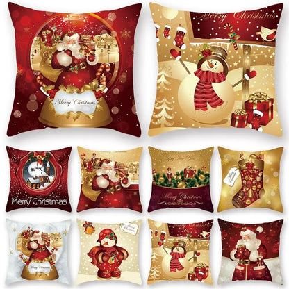 Housses de coussin de noël - Égaillez votre espace pour les fêtes