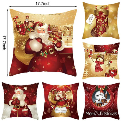 Housses de coussin de noël - Égaillez votre espace pour les fêtes