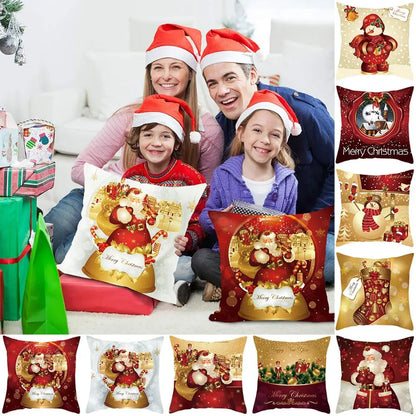 Housses de coussin de noël - Égaillez votre espace pour les fêtes