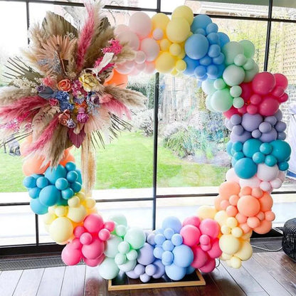 60/80/100cm Bricolage Arche de ballon en plastique Couronne Ballon Anneau pour Mariage Fête d’anniversaire