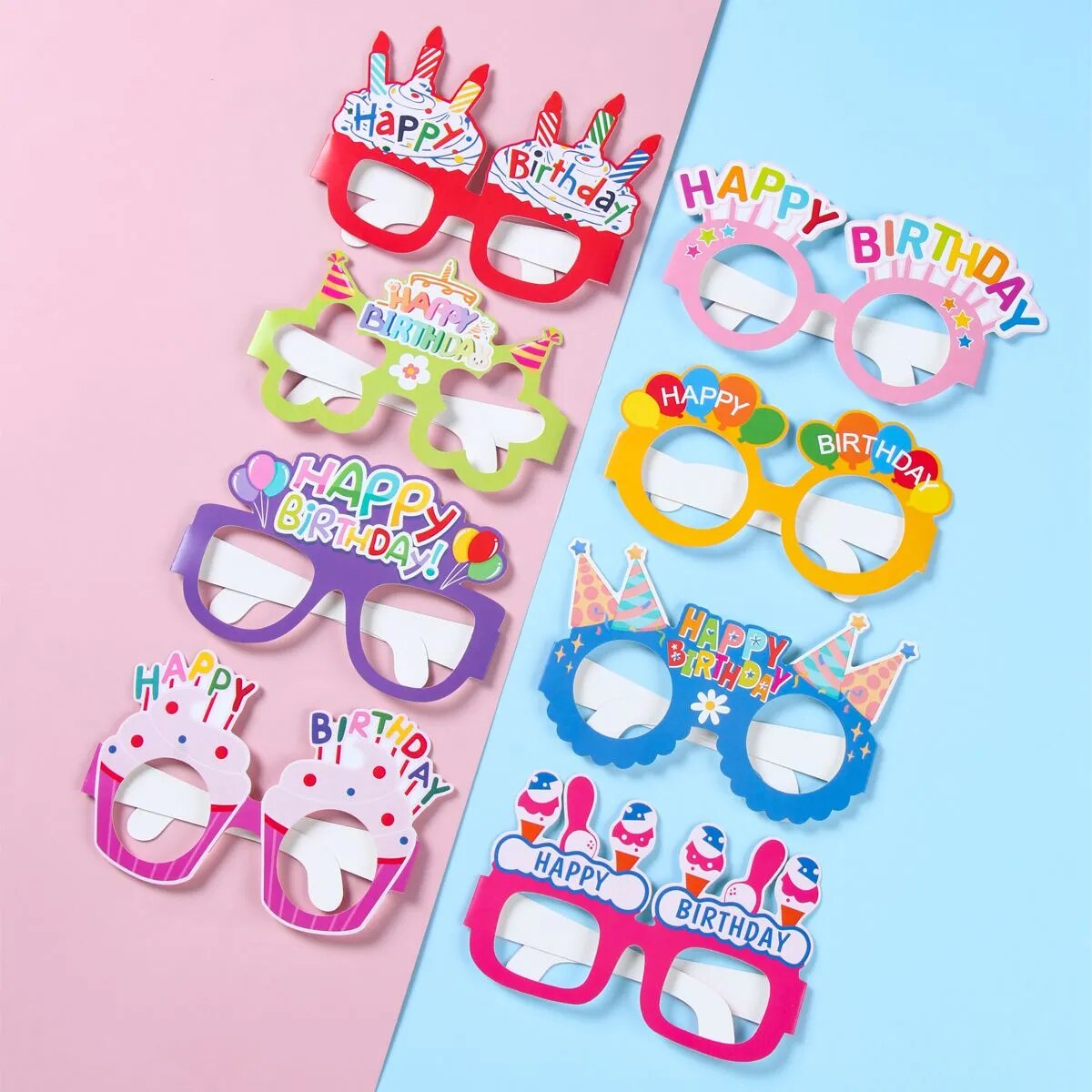 Lunettes en Papier Joyeux Anniversaire - Amusez-vous avec Style