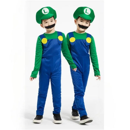 Costumes de Mario et Luigi pour toute la famille