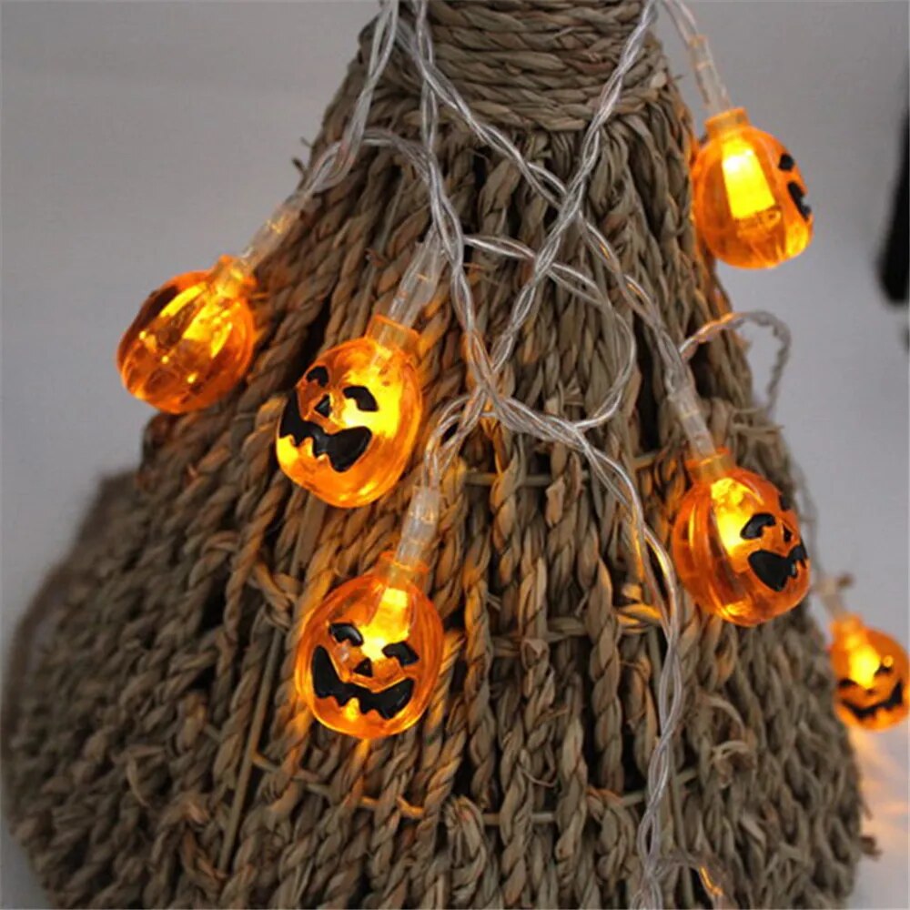 Halloween citrouille fantôme squelettes chauve-souris LED - Illuminez votre halloween