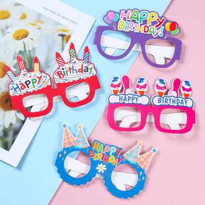 Lunettes en Papier Joyeux Anniversaire - Amusez-vous avec Style