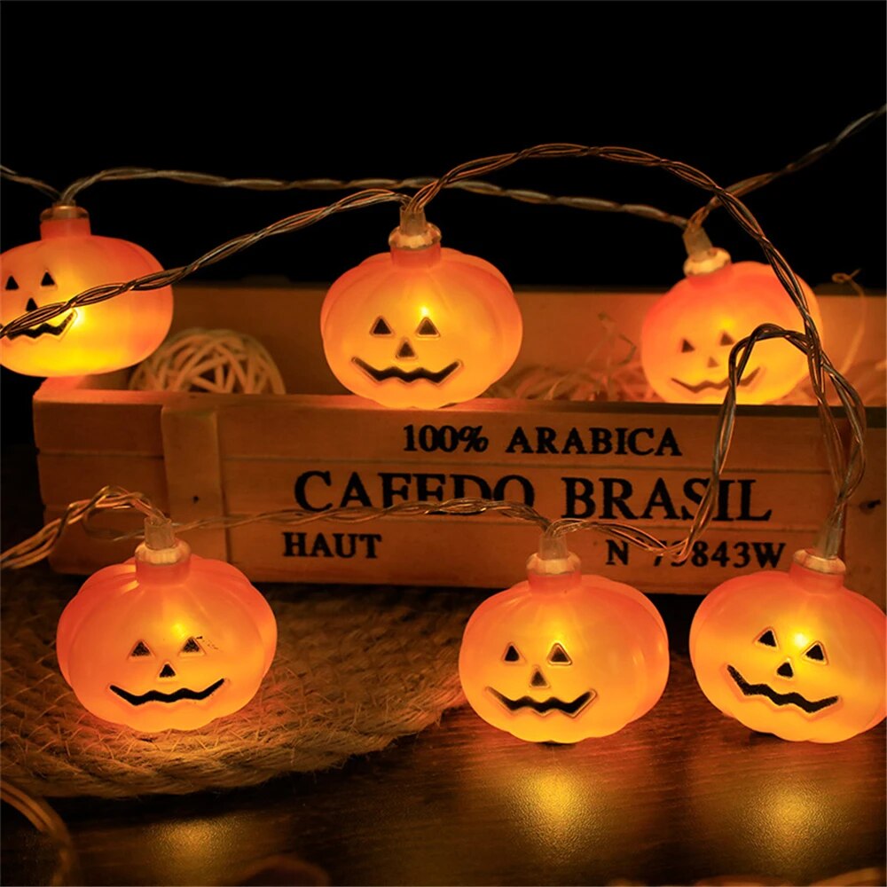 Halloween citrouille fantôme squelettes chauve-souris LED - Illuminez votre halloween