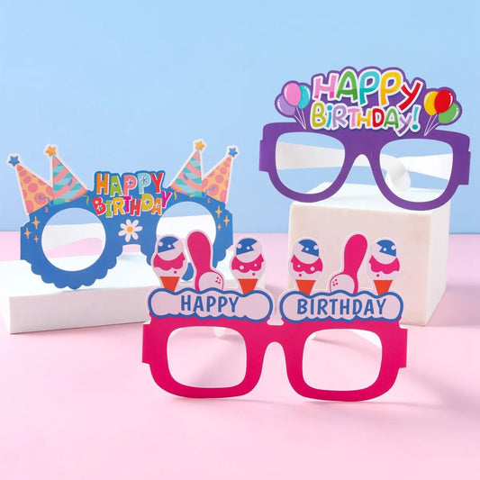 Lunettes en Papier Joyeux Anniversaire - Amusez-vous avec Style