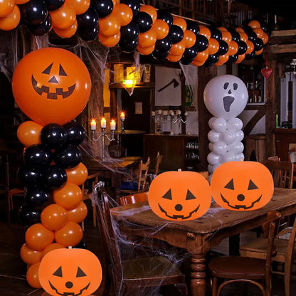 5pcs Ballons citrouilles d'Halloween