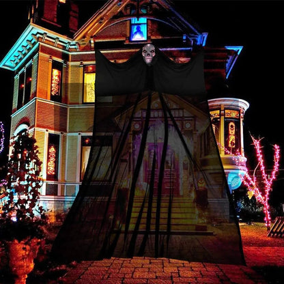 Fantôme d'Halloween suspendu avec LED - Une décoration effrayante