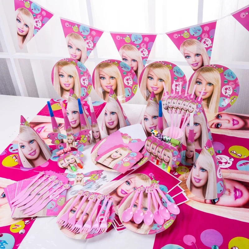 Décoration de fête d’anniversaire spécial Barbie