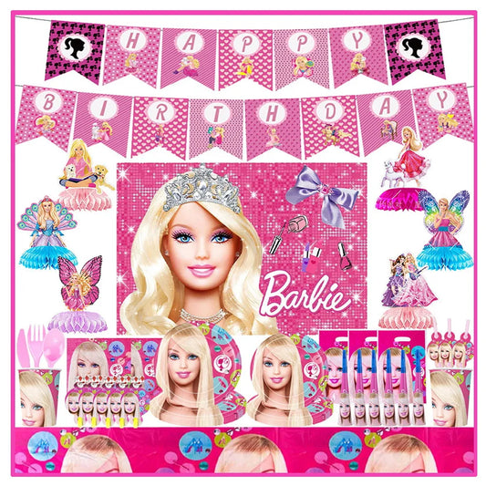 Décoration de fête d’anniversaire spécial Barbie