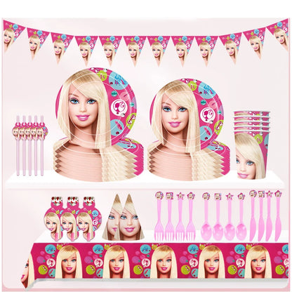 Décoration de fête d’anniversaire spécial Barbie