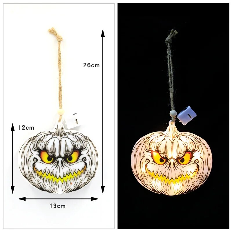 Lumières décoratives d'Halloween avec corde suspendue - Créez une ambiance sinistre