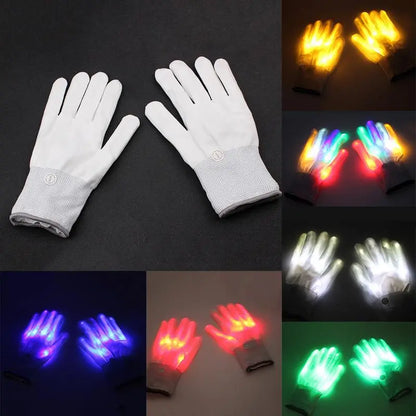 Gants LED Néon Brillant